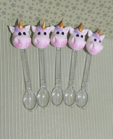 Colher de Brigadeiro Unicórnio