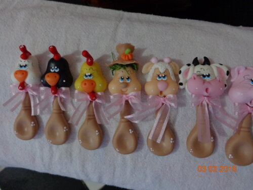 Colher de pau fazendinha