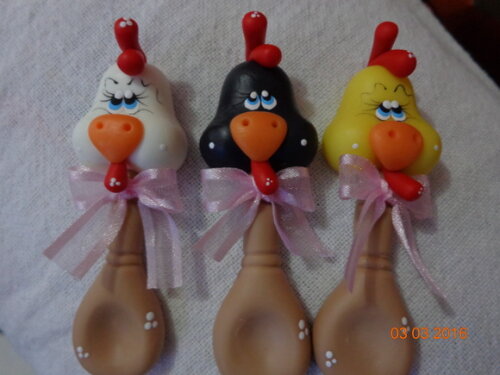 Colher de pau fazendinha