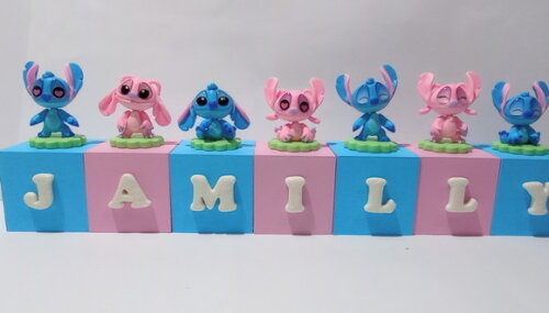 Cubos Stich em Biscuit