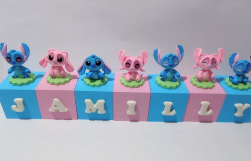 Cubos Stich em Biscuit