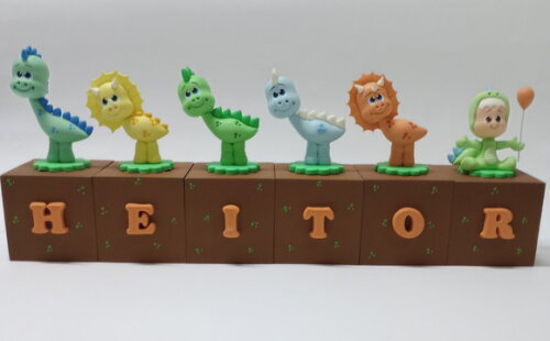 Cubos mdf Dinossauro