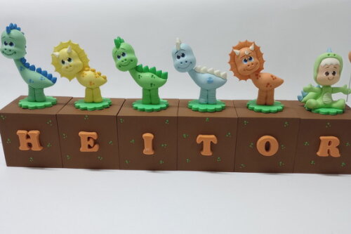 Cubos mdf Dinossauro