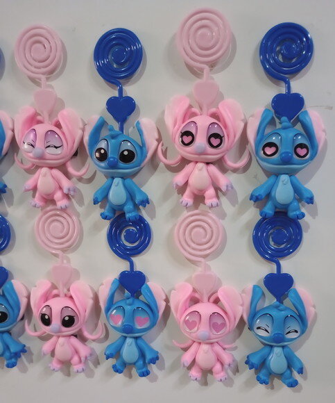 Imã e Porta Recado Stitch em Biscuit