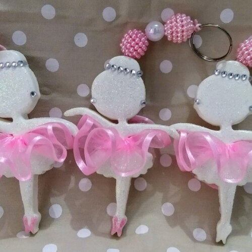 Lembrancinha chaveiro bailarina