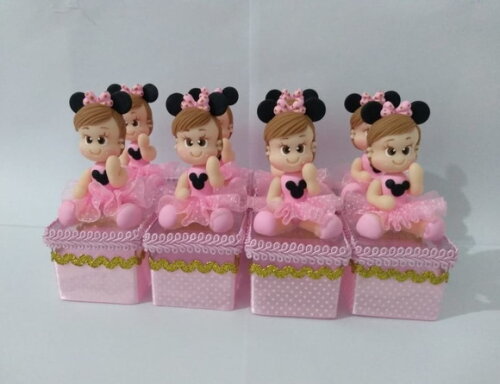 Lembrancinha de luxo menina Minnie rosa