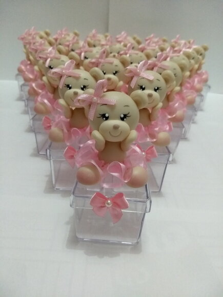 Lembrancinha de ursinha bailarina