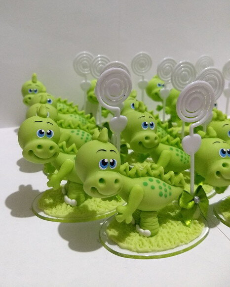 Lembrancinha dinossauro porta recado