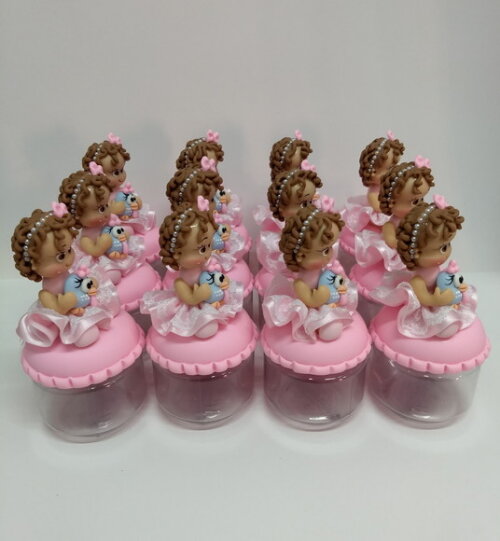 Lembrancinha galinha pintadinha candy color
