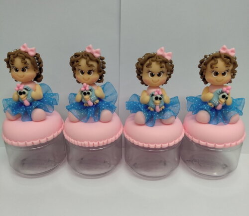 Lembrancinha menina com galinha pintadinha candy color