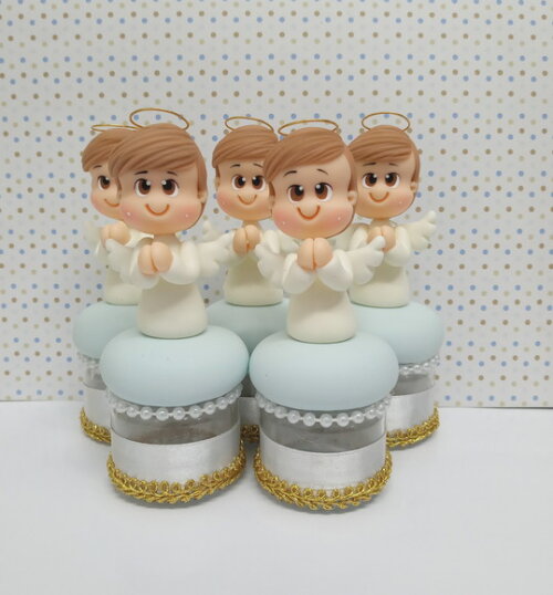 Lembrancinha para batizado menino