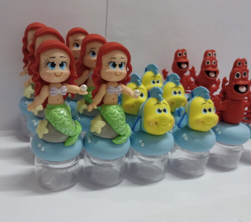 Lembrancinhas Pequena Sereia em Biscuit