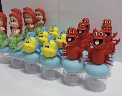 Lembrancinhas Pequena Sereia em Biscuit