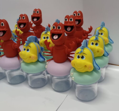 Lembrancinhas Pequena Sereia em Biscuit