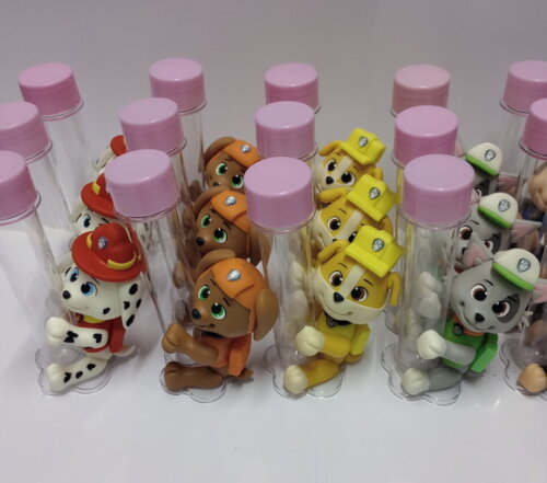 Lembrancinhas Tubete Patrulha Canina em Biscuit