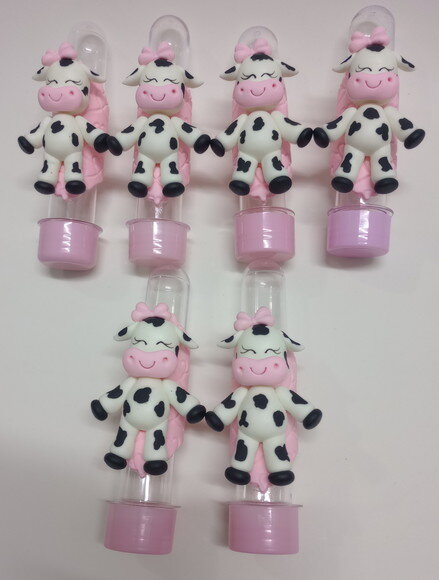 Lembrancinhas Vaquinha em Biscuit