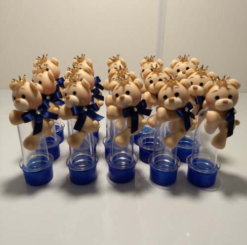 MIni Tubete ursinho príncipe em biscuit