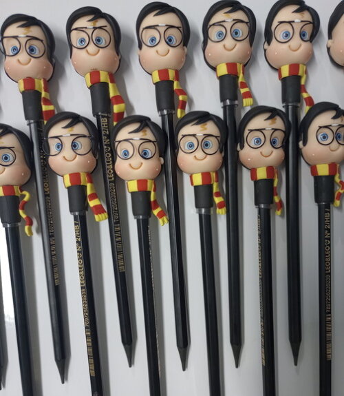 Ponteira de Lápis Harry Potter em Biscuit