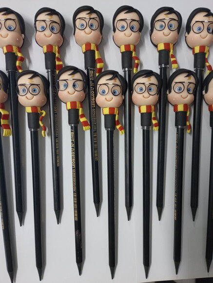 Ponteira de Lápis Harry Potter em Biscuit