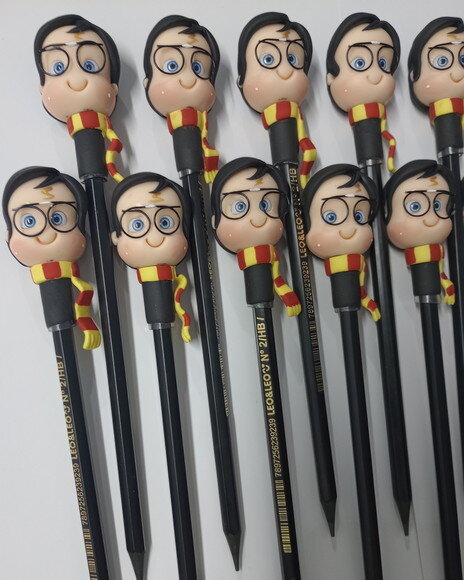 Ponteira de Lápis Harry Potter em Biscuit
