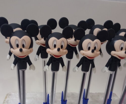 Ponteira de Lápis Minnie Noiva em Biscuit