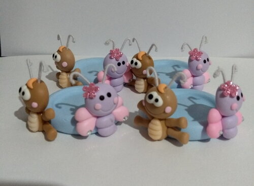 Porta doces galinha pintadinha candy color em biscuit