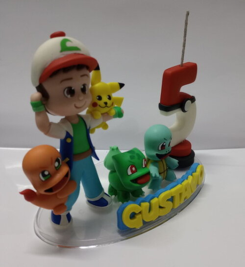 Topo de Bolo Pokémon