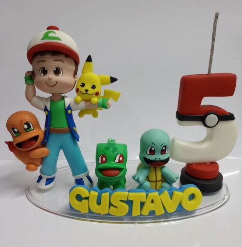 Topo de Bolo Pokémon