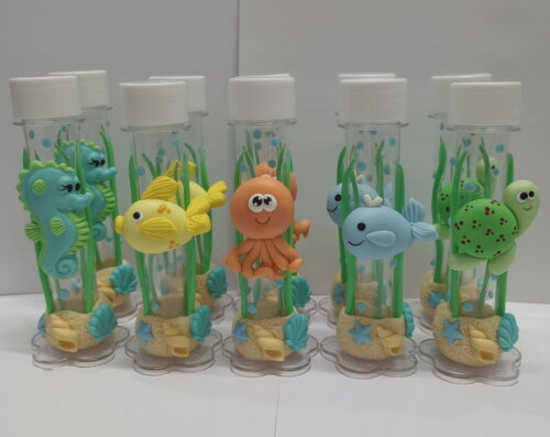 Tubete Fundo do Mar em Biscuit