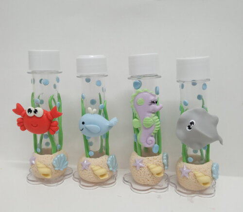 Tubete Fundo do Mar em Biscuit