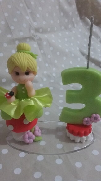Vela da tinkerbell (sininho)