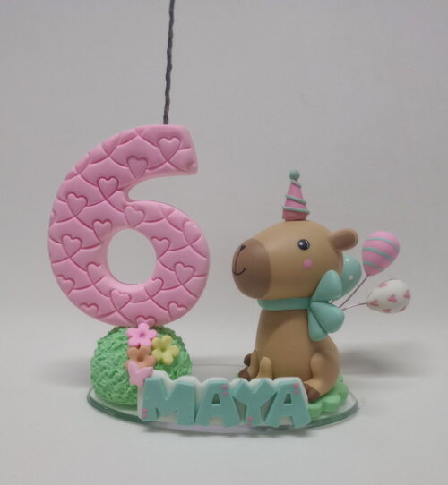 Vela Decorada Capivara