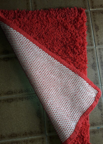 Tapete Amarradinho de Barbante Vermelho 50x70
