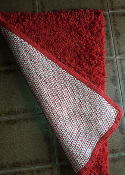 Tapete Amarradinho de Barbante Vermelho 50x70
