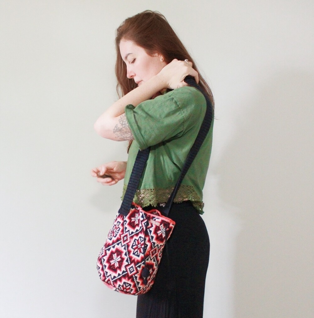 Bolsa mosaico média