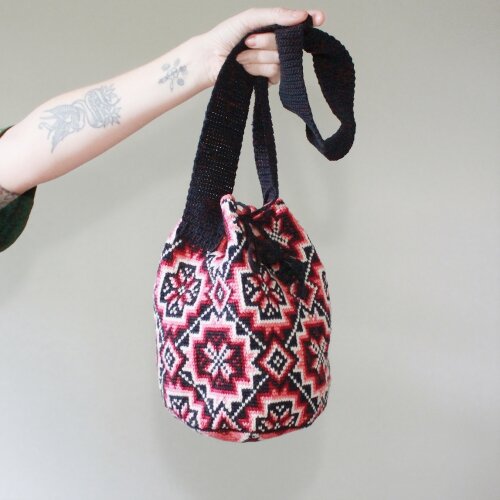 Bolsa mosaico média