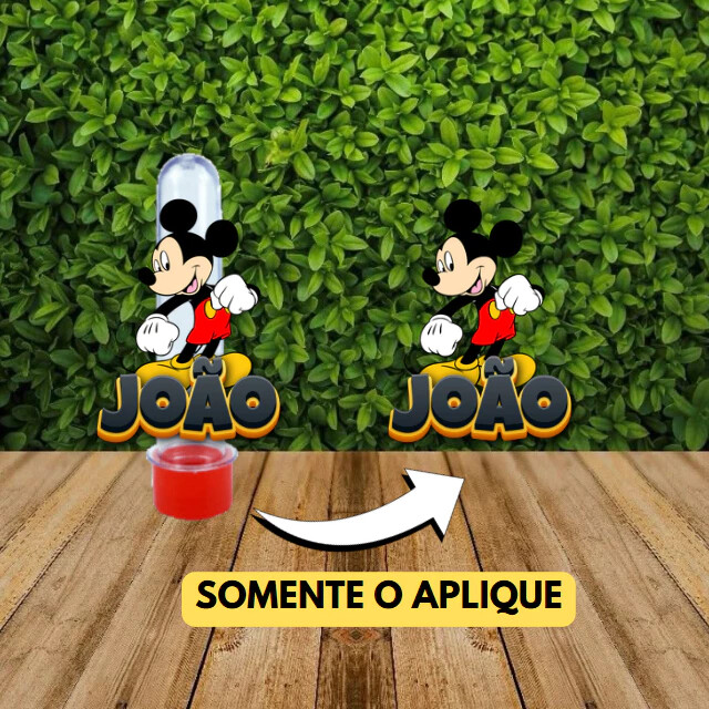 30 APLIQUES TUBETES MICHEY - LEMBRANCINHAS PERSONALIZADAS - FESTA