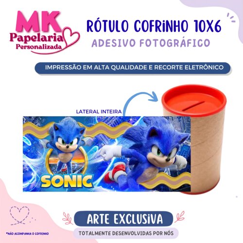 10 Rótulos Cofrinho  PERSONALIZADO | Adesivo lateral toda  | FAZEMOS EM TODOS OS TEMAS - Cópia