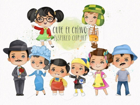 Kit Digital Chaves Aquarela