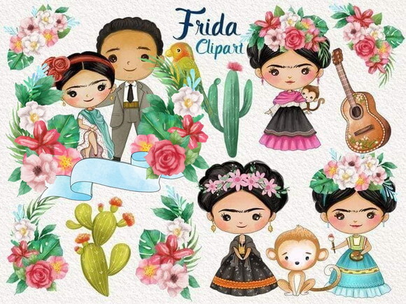 Kit Digital Frida Kahlo