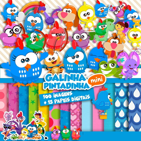 Kit digital Galinha Pintadinha mini