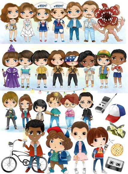 Kit digital Stranger Things