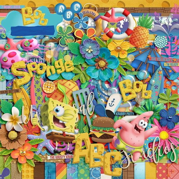 KIT DIGITAL BOB ESPONJA