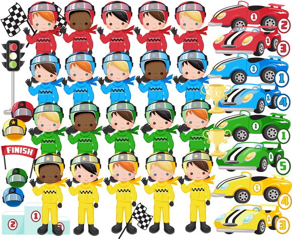 Kit Digital Carros de Corrida Fórmula 1
