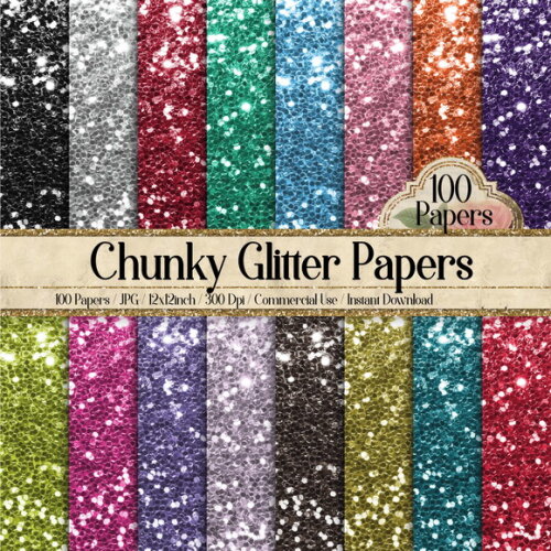 Kit Digital Glitter