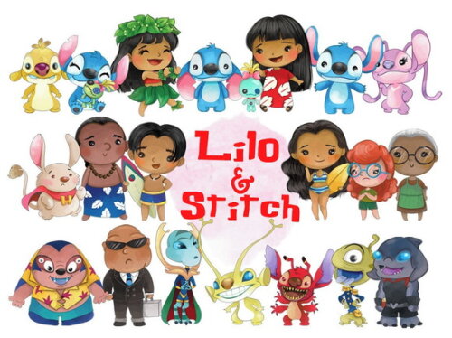Kit Digital Lilo e Stitch