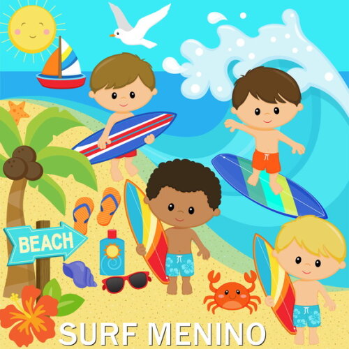 Kit Digital Surf Menino