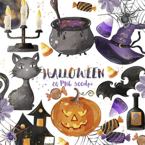 Kit Digital Halloween