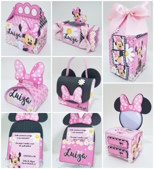 Arquivo de corte Minnie Rosa