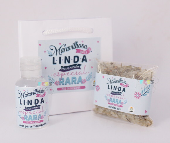 Kit Relaxante Dia da Mulher Mães Despedida Solteira 15 Anos